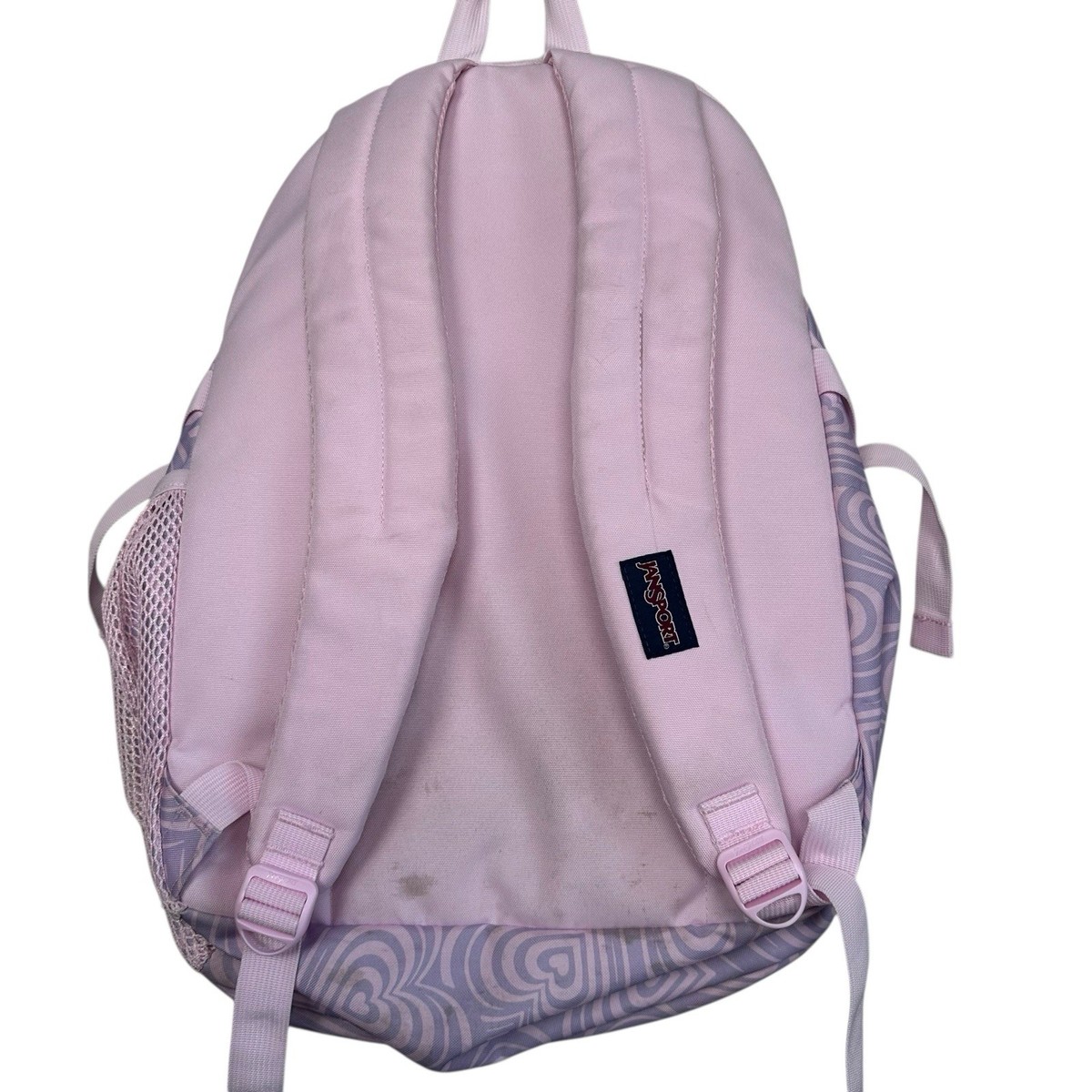 JanSport Main Campus Heavenly Hearts Pink Purple Large School Backpack JanSport Main Campus Backpack, Heavenly Hearts Pink – Buy  main image 3