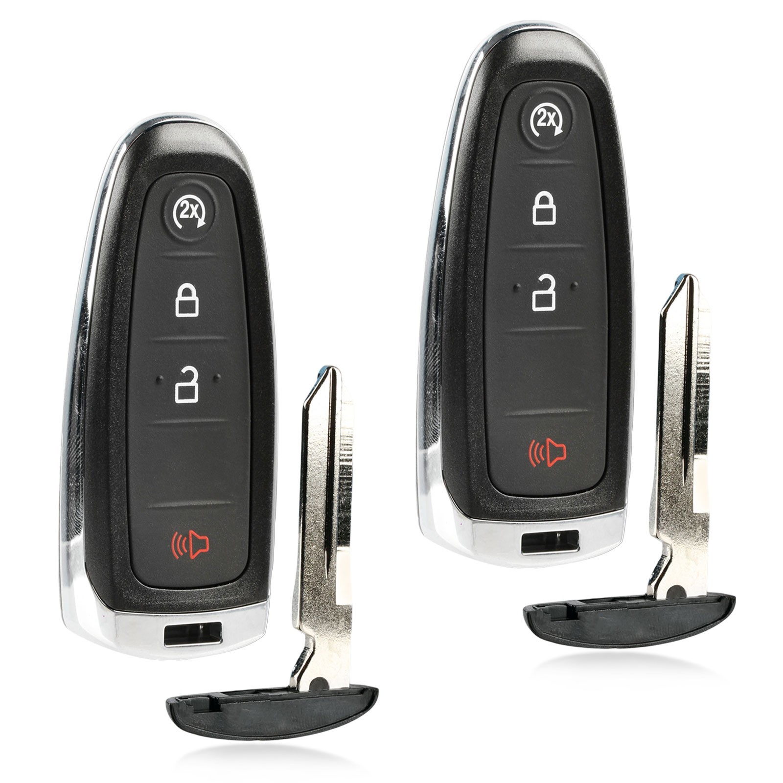 2 For 2013 2014 2015 2016 2017 - Lincoln MKS Keyless Remote Smart Prox Key Fob