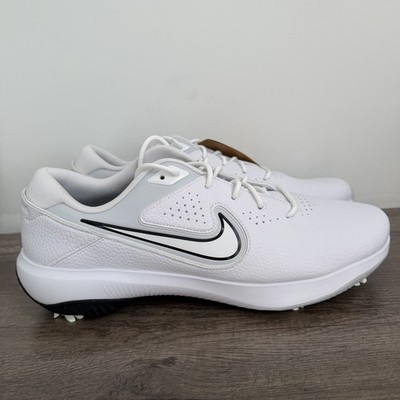 Nike Victory Pro 3 Wide Fit Golf Shoes 'White/Black' DX9028-101 Men's Size 12.5W