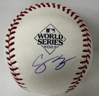 Corey Seager Signed Rawlings 2023 World Series Baseball Fanatics MLB