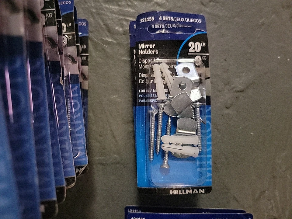 Paquete grande 25. Lote Varios Hillman 20 Lb. Soportes para espejos reventa Foto 4 de 4