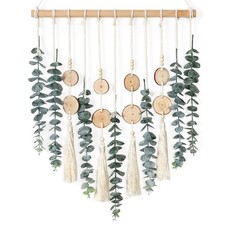 Artificial Eucalyptus Wall Hanging Decor Greenery Boho Chic Home Decorations ...