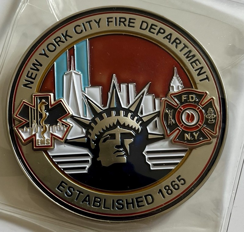 RARE - 2025 NEW - Former FDNY Commissioner Challenge Coin