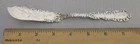 1890 Victorian Wallace Sterling Silver WAVERLY Master Butter Knife mono 7.5" 38g