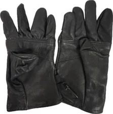 XS US Military Issue Black Leather Light Duty Utility Army Work Gloves Size 2