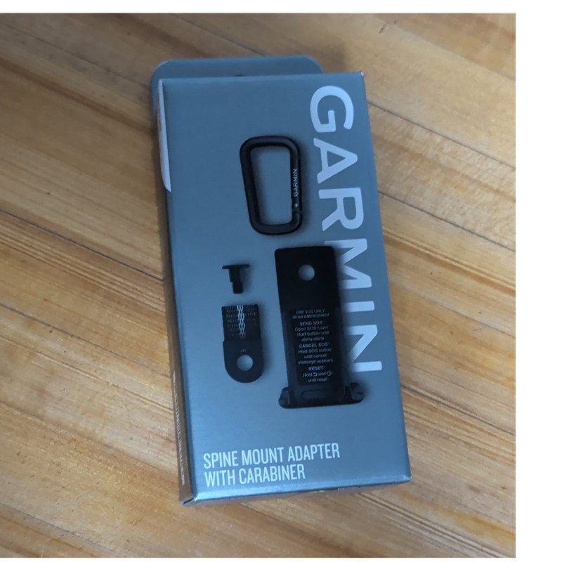 Garmin Spine Mount Adapter with Carabiner for inReach Mini 010-12723-00