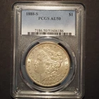 1888 *S* Morgan Silver Dollar **PCGS AU50** FREE SHIPPING! G1807
