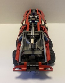 Lego 8454 Technic Model Rescue Fire Truck missing stickers one sub