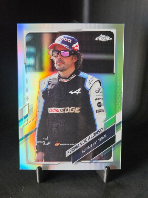 2021 Topps Chrome Formula 1 - F1 Racers Fernando Alonso #38 Refractor