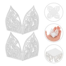 50 Pcs Süsigkeiten Box Cupcake-Backförmchen Papiercupcake -Verpackungen