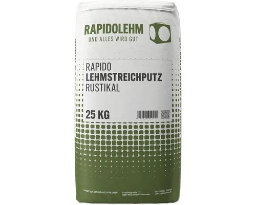 WEITERE Rapido Lehmstreichputz rustikal naturweiß 25 kg