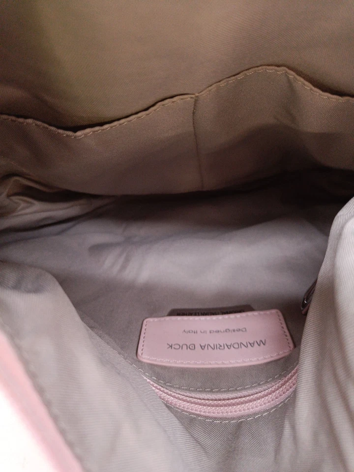 Mandarina Duck Women's Bag Pink 100% Other Shoulder Bag - Image 4 of 4