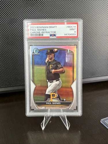 2023 Bowman Draft Paul Skenes 1st Bowman Chrome Refractor #BDC-14 PSA 9 Mint 📉