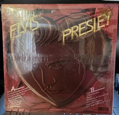 ELVIS PRESLEY A Valentine Gift For You AFL1-5353 LP SEALED RARE DEMO + RED Vinyl