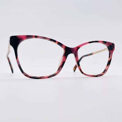 BALMAIN Brille PINK TORTOISE CATS EYE Brillengestell MOD: ABGERIEBEN