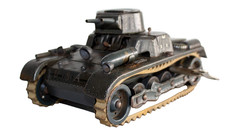 1930's German GAMA Panzer II Clockwork Tank