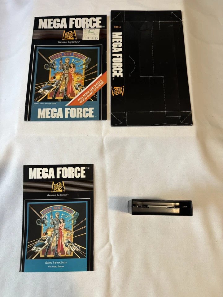 Mega Force 1982 Atari 2600 Complete in Box 20th Century Fox Tested Works Great - Image 3 of 4