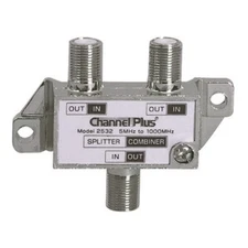 Channel Plus Open House 2532 Diplexer 2 Way Signal Splitter Combiner 1 GHz
