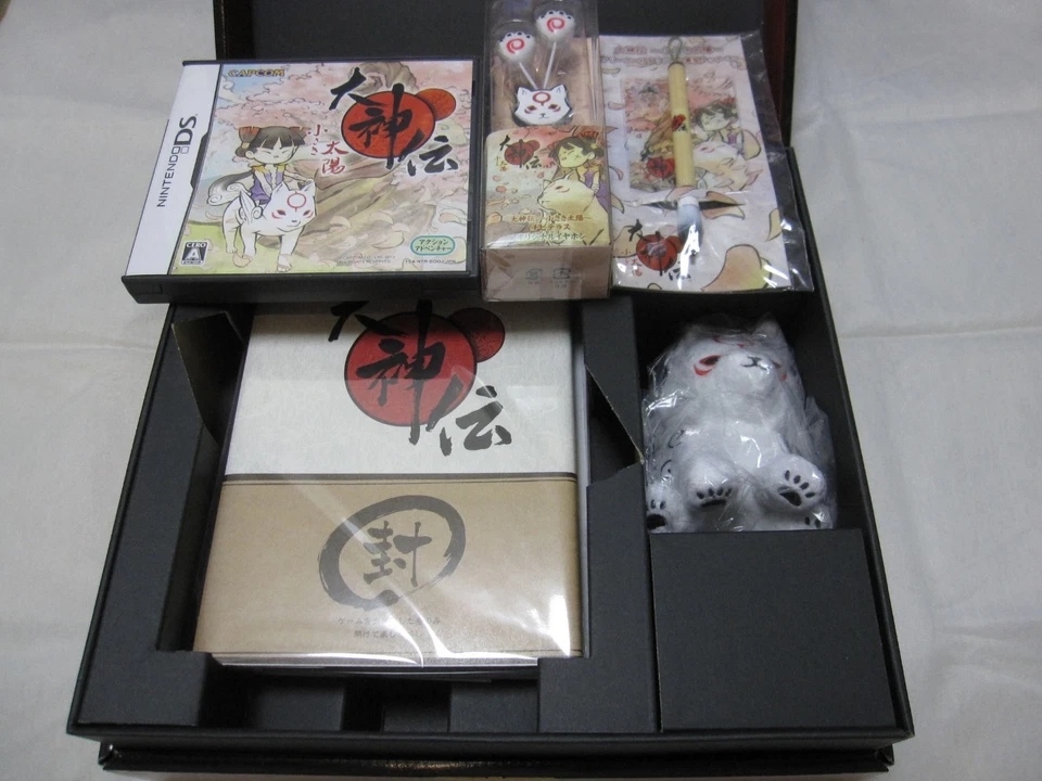 B1 W/Limited Pen E-CAPCOM Limited BOX Nintendo DS Okami Den Japanese - Image 3 of 4
