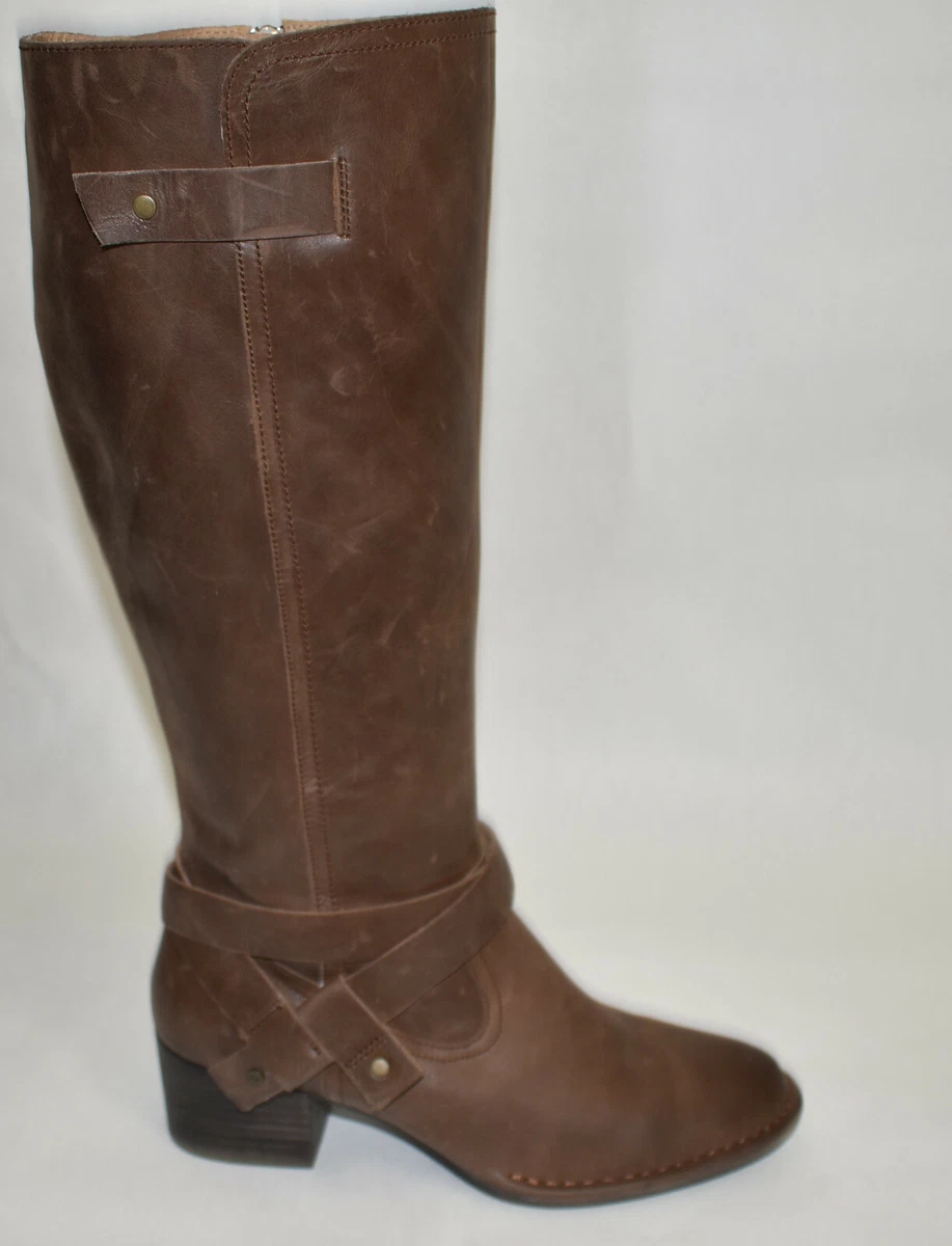 Leather bandara top tall boot