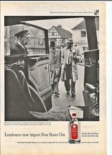 Four Roses London Dry Gin 1958 Original Magazine Print Ad