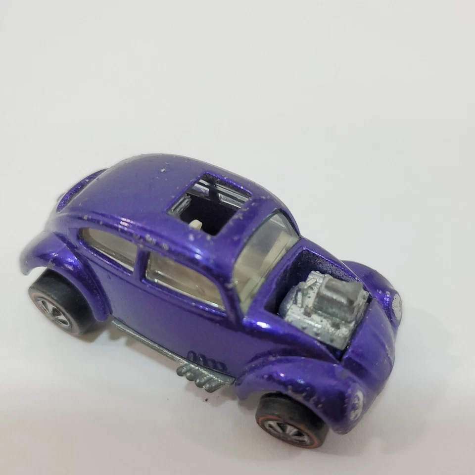 Hot Wheels Redline Custom Volkswagen Purple 1968  USA - Image 2 of 4