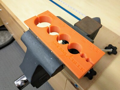 Vise Soft Jaw for Cane Creek Double Barrel Suspension With Neodymium Magnets