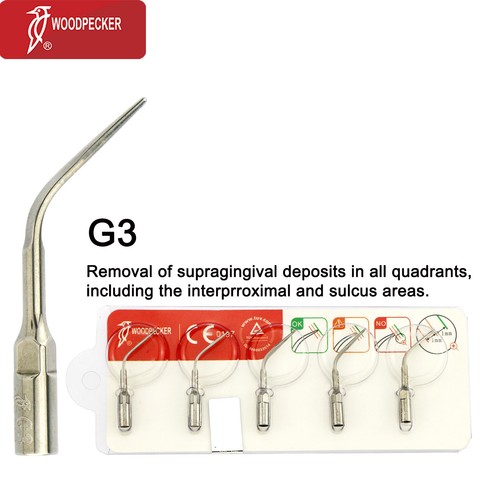 Woodpecker DTE Dental Ultrasonic Scaler Tips Perio Scaling Fit EMS SATELEC NSK - Picture 22 of 98