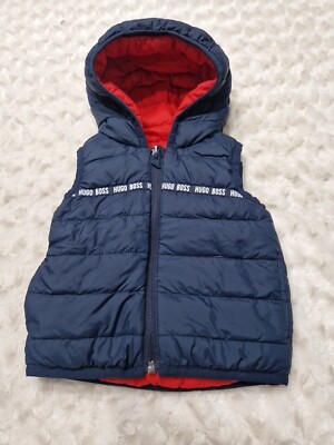Hugo Boss Baby Gilet Hugo Boss Reversible Baby Boy Gilet UK