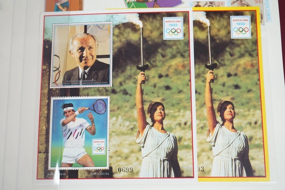 COLECCIÓN OLÍMPICA MUNDIAL DE 225+ SELLOS EN SU MAYORÍA COMO NUEVOS - ALGUNOS USADOS Foto 3 de 4