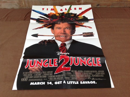 1997 Jungle 2 Jungle Original Movie House Full Sheet Poster