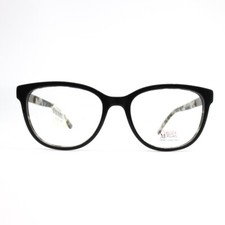 Chelsea Morgan CM 7008 BK Eyeglasses Frames black rectangle 52-17-135