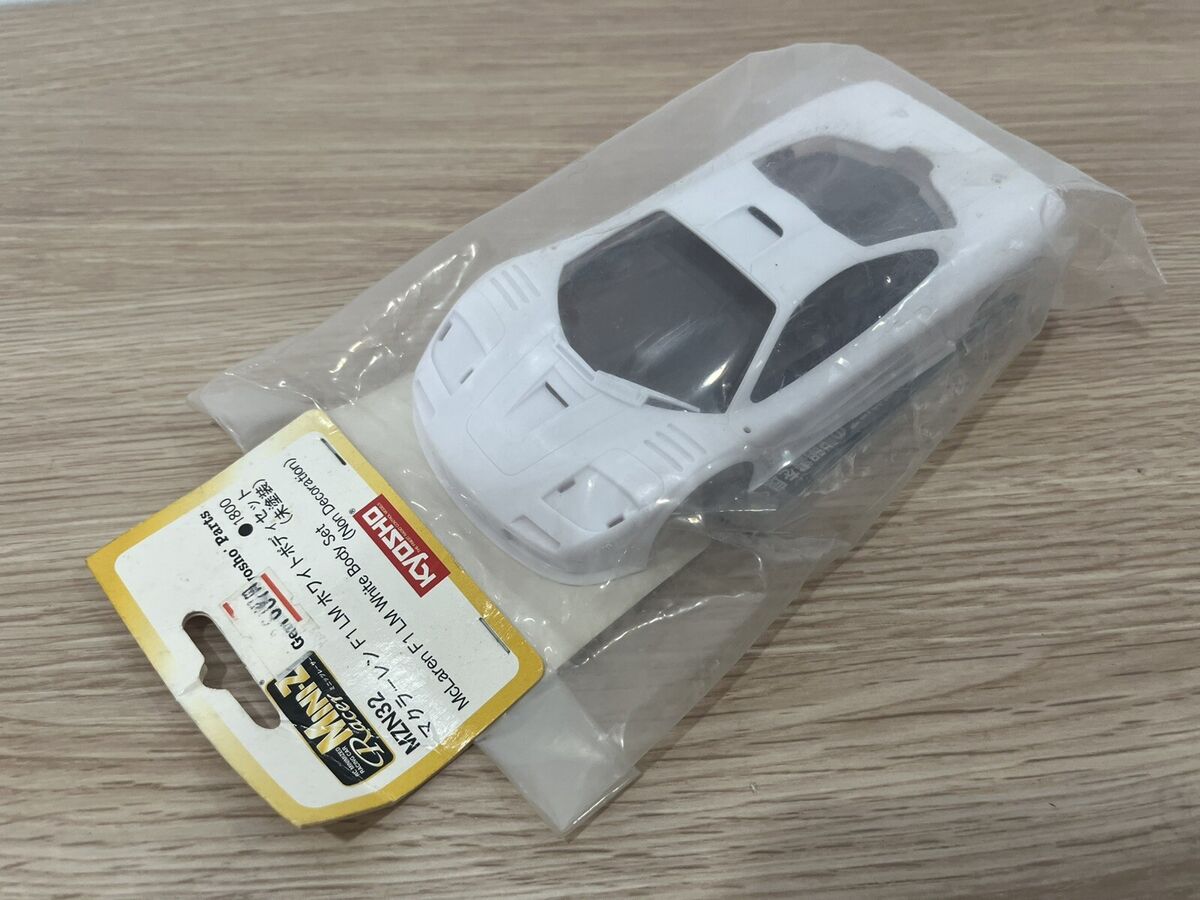 ①SUPER Very Rare Kyosho MINI-Z Racer WHITE BODYSET McLaren ①SUPER Very Rare Kyosho MINI-Z Racer WHITE BODYSET McLaren