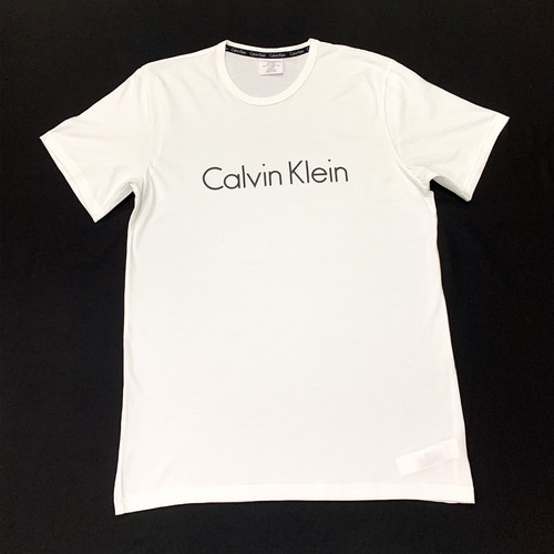 Calvin Klein T-shirt donna oversize collo lungo lounge crew bianco - Foto 4 di 10