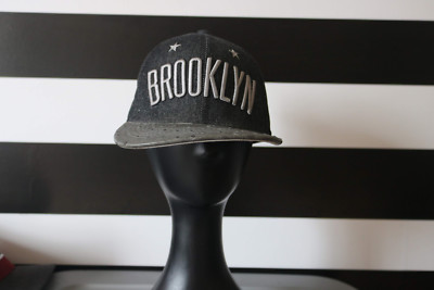 Seventy 7even BROOKLYN Gray Baseball Cap StrapBack 100% Cotton One Size
