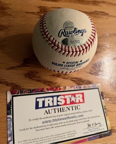 FELIX PIE Autogramm signed Rawlings OML Baseball Tri-Star MLB Auth Holo - Bild 3 von 4