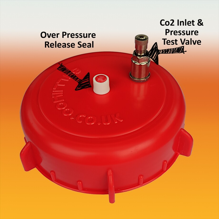 Balliihoo 4" Pressure Barrel Co2 Control Cap For Homebrew Beer Kegs 5060285288024 eBay