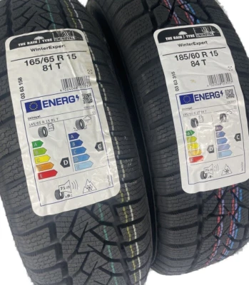 Winterreifen Uniroyal smart 453 fortwo forfour 165/65 + 185/60 R15 FABRIKNEU - Bild 1 von 4