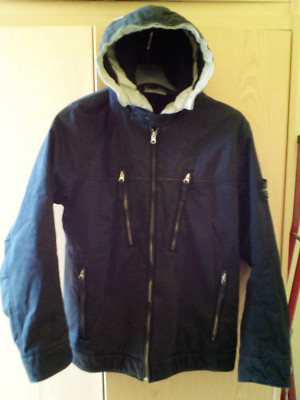 STONE ISLAND SATIN GOMMATO JACKE