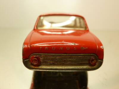 TEKNO DENMARK 826 FORD TAUNUS 17M - RED 1:43 - GOOD CONDITION