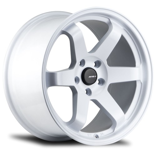 (1) 18x9.5 +38 Avid 1 AV-06 5x114.3 Matte White Wheel - Bild 1 von 3