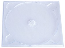 10-Pak of CLEAR Single CD DIGI-TRAYS for gluing onto cardboard packaging 