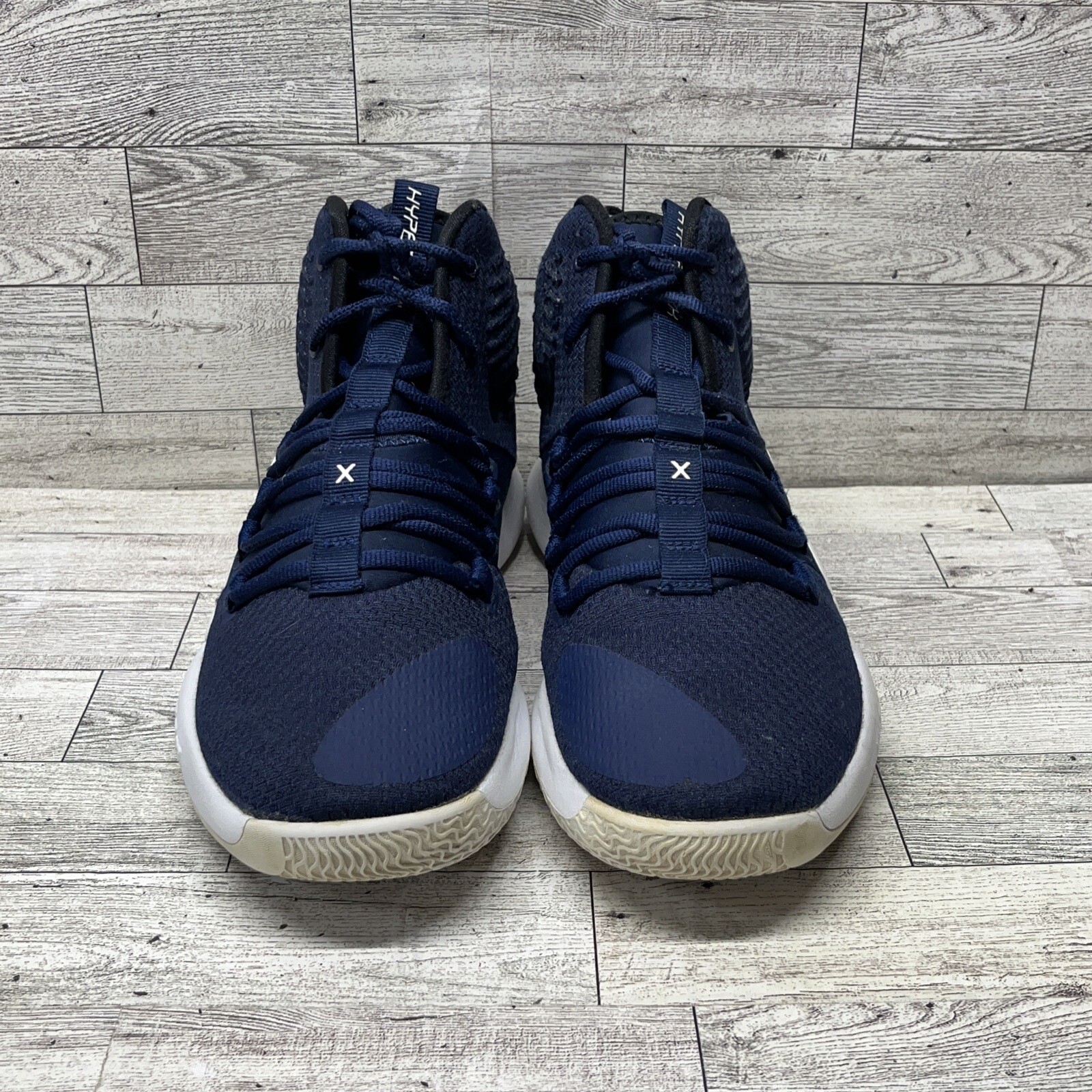 Nike Hyperdunk X TB Midnight Navy Blue Basketball Sho… Gem