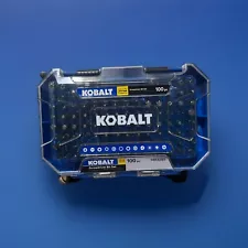 Professional Grade Kobalt Screwdriver 100-Piece Bit Set