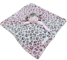 Blankets  Beyond Lovey Security Plush Paci Girl Leopard Spots Brown Pink Camo