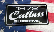 1972 Oldsmobile Cutlass Supreme License Plate Tag 72 Olds