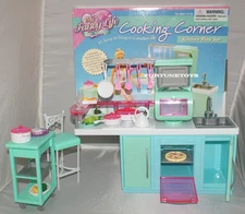 FANCY Life DOLL HOUSE FURNITURE Size COOKING CORNER Kitchen PLAYSET 