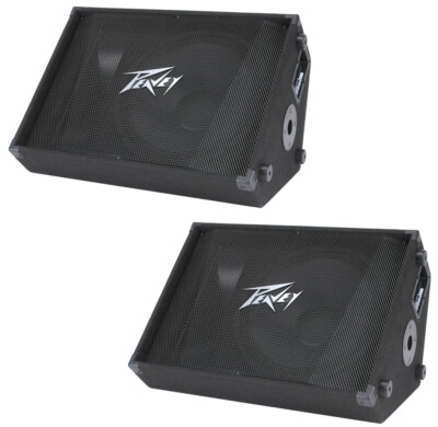 Peavey (2) Pv15M Pro Audio 2-Way 15
