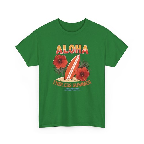 Beach Vibes T-Shirt | Summer Ocean Waves Tee | Retro Aloha endless summer Shirt - Picture 38 of 85