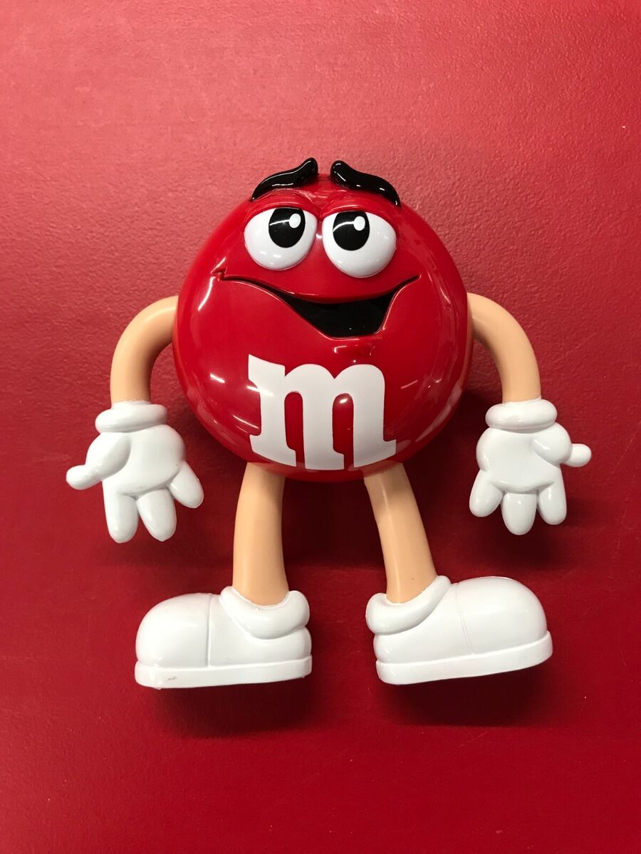 m♡  Mars Candy M&M Red Character Plastic Bendable Figure | eBay